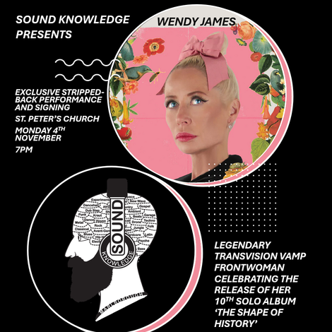 Wendy James - The Shape Of History - Album Launch at St. Peter's